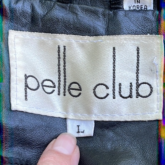 Vintage 80’s Pelle Club leather coat L - Picture 7 of 12